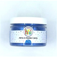Hobiflex Epoksi Reçine Metalik Pigment Sedefli Toz Boya Koyu Mavi Renk 50 gr