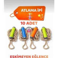 Oyun Kafası Çocuklar Için 10 Adet Karışık Renk Atlama Ipi-Oyunkafası