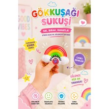 Oyun Kafası Gökkuşağı Sukuşi Oyuncak Squishy Jel Oyuncak Sık Bırak 1 Adet