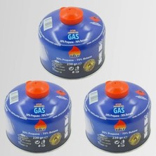 Golf Gaz Kartuşu 3 Adet, 230 gr Bütan Propan