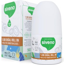 Siveno %100 Doğal Roll On Hindistan Cevizli Deodorant Ter Kokusu Önleyici Bitkisel Lekesiz Vegan 5