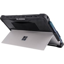 Kılıf Microsoft Surface Pro ile Uyumlu Pro 4-5-6 Için Koruma Kapak Kılıf Siyah