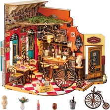 Rolife Yetişkinler Için Dıy Minyatür Ev Seti, Mini Ahşap Bebek Evi Seti, Küçük Ev Diorama Yap