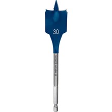 Professional 1x Expert Self Cut Speed Yaprak Delme Uçları (Yumuşak Ahşap, Sunta, Ø 30,00 Mm, Ak