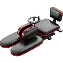Profesyonel Bacak Açma Aleti, 180° Ayarlanabilir Leg Stretcher, Siyah-Kırmızı