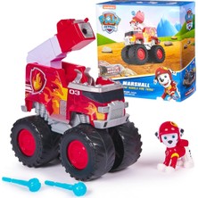 Paw Patrol: Rescue Wheels Marshall Itfaiye Arabası, Mermi Fırlatıcılı Oyuncak Kamyon ve Koleks