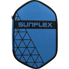 Sunflex Masa Tenisi Kılıfı, Dubleks, Siyah/mavi, 2 x Masa Tenisi Raketi ve Top Bölmesi Için Sak