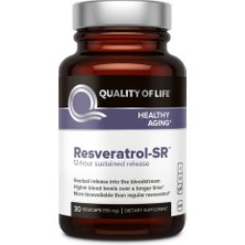 Quality of Life Resveratrol-Sr™ 150 Mg 30 Veg Capsules - 12 Hour Sustained Release