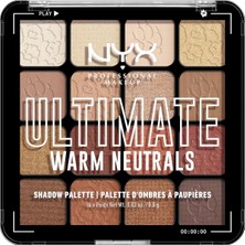 Nyx Professıonal Makeup, Nihai Gölge Paleti, Göz Farı Paleti - Sıcak Nötrler