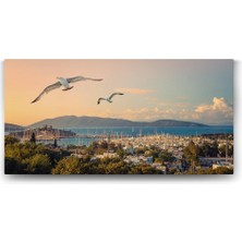 Panorama Bodrum Kalesi Tablosu - 100X50CM