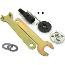 Depolife 5mm Motor Mili Için Bağlantı Şaftı Somunlu Anahtarlı Kaplin Seti Disk Bağlama Adapt�