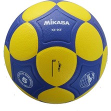 Mikasa K5-Ikf Sentetik Korfball Topu, Unisex, Mavi/sarı, 5