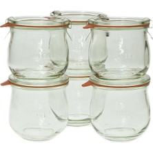 Weck 746 1/5 Litre Tulip Jar, 12,5 Oz – Set 6