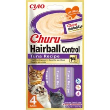Churu Hairball Kontrolü - Saç Toplarını Önlemek Için Kedi Atıştırmalıkları, Sağlıklı S