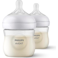 Philips Avent Doğal Tepkili Biberon 2'li Set, 125 Ml, 0-3 Ay, Akıtmaz Emzik, Kolik ve Gaz Önleyic