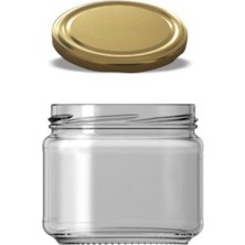 Paşabahçe Cam Kavanoz 300 cc Gold Kapaklı Magnolia Bal 10 Ad