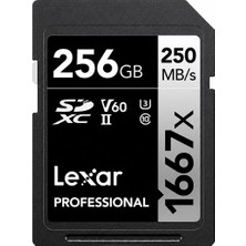 Professıonal 256 GB 1667X Sdxc Hafıza Kartı (250MB/S-90MB/S)