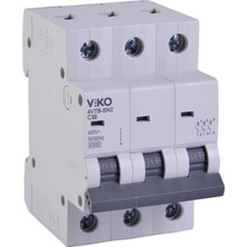 4VTB-3C50 Otomatik Sigorta 4,5ka C Tipi 3 Kutup 50A