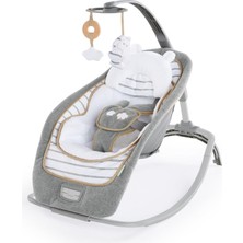 Ingenuity Boutique Koleksiyonu Yıkanabilir Premium Peluş Kumaşlı Katlanabilir Bebek Sallanan Kol