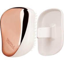 Tangle Teezer Compact Styler Rose Gold Ivory Kapaklı Saç Fırçası - Seyahat ve Çanta Boy Tarak
