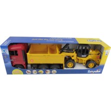 Bruder - Man Damperli Kamyon ve Fr 130 Kepçe Ölçekli Model