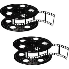 Parça Ödül Gece Film Makarası Film Şeridi ile Orta Parça Kırmızı Halı Hollywood Parti Deko