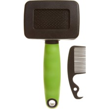 Ferplast Gro 5800 Ince Metal Dişli Kedi Tarağı, S, Green