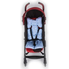 Sevi Baby Sevi Bebe Puset ve Oto Koltuğu Minderi ART-8376 Mavi Yıldız