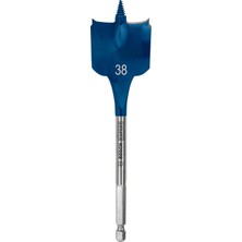 Professional 1x Expert Self Cut Speed Yaprak Delme Uçları (Yumuşak Ahşap, Sunta, Ø 38,00 Mm, Ak