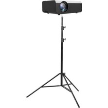 Projektör Tripodu, 6 mm Üniversal Alaşım Zemin Tripodu Katlanabilir Ağır Yük Tripod Ayağı,