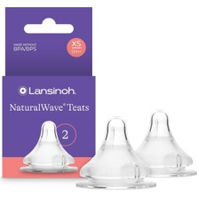 Lansinoh Natural Wave Biberon Emziği Ekstra Yavaş Akışlı (0 Ay)