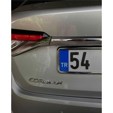 Krom Nikelajlı Oto Plakalık 2 Adet Krom Plakalık