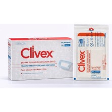 Clivex Şeffaf Pu Hazır Pansuman Örtüsü, Steril, Hipoalerjenik, Su Geçirmez, 4 Ölçü Seçene�