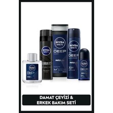 Nıvea Men Erkek Damat Çeyiz Seti, Duş Jeli 500ML, Deodorant 150ML, Roll-On 50ML, Tıraş Köpüğ