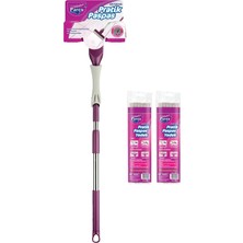 Parex Pratik Paspas Çift Sıkmalı + 2'li Yedek Mop