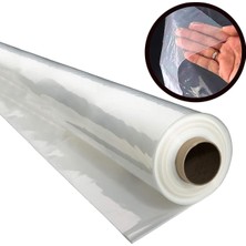Aletçantam Naylon Branda 24MT² (En:3mt x Boy:8mt) Şeffaf Eşya Sera Örtüsü 140MIC
