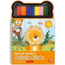 Lino Parmak Boyama Aktivite Kitabı Hayvanlar