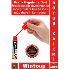 Wintoup #rötuşkalemi Parlak Boya Koruyucu Profesyonel Hızlı Kuruyan Kırmızı Araç Çizik Giderici Rötuş Kalemi