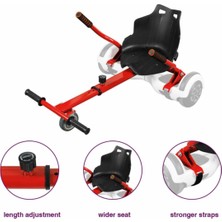 Hoverkart Go Kart Ayarlanabilir Hoverboard Koltuk Aksesuar Kırmızı, Hvckrmgoo