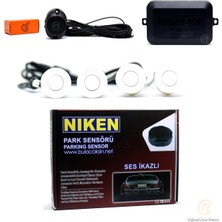 Niken Park Sensörü Ses Ikazlı 22MM Beyaz