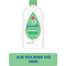Johnson &amp; Johnson Baby Bebek Yağı Aloe Vera 500 ml