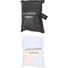 Kordak Temiz ve Kirli Çamaşır Torbası Beyaz, Kordaktmtorba