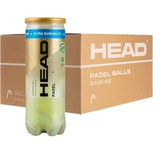 Head Padel Pro S + Karton 24 Boru, 3'lü Top