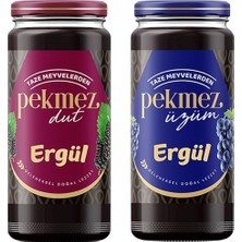 Ergül Dut Pekmezi 600 gr Cam + Üzüm Pekmezi 600 gr Cam