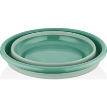 Katlanır Badya Katlanabilir Leğen Bpa Içermez 8 Lt (Yeşil) / Katlanabilir
