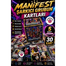 Oyun Kafası Manifest Şarkıcı Grubu Kartları | 30 Kart | 5 Paket Gönderim | Koleksiyonluk Fan Kartları