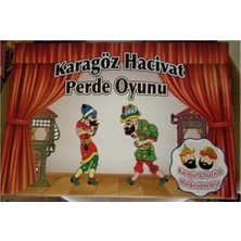 Bigibu Hacivat Karagöz Kukla Perde Oyunu Seti İS01-ST00281