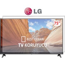 Lg 75NANO80A6B Tv Ekran Koruyucu - Lg 75" Inç 190 Ekran Webos Kırılmaz Smart LED Tv Koruyucu