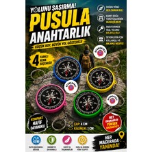 Oyun Kafası Pusula Anahtarlık Kamp Pusulası Mini Cep Pusulası Anahtarlık Doğa Yürüyüşü Kampçılık Trekking Avcılık Aksesuarı