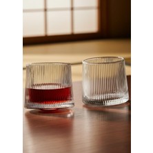 Japan 2li Karıştırıcı Kokteyl Bardağı - Meşrubat Bardak Takımı - Dönme Mekanizmalı- 150